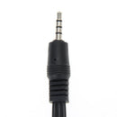 3.5mm Jack to 3 RCA Adapter Cable Audio Video AV Converter 1.2M 4FT(1pcs)