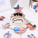 Festival Accessory Independence Day 4th of July Cake Topper Cake Decoration