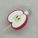 PVC Fruit Cord Wire Cable Winder USB Data Cable Bites Organizer Phone Acces