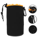 Waterproof Neoprene Camera Lens Pouch Bag Drawstring Protector Case (L) Newly