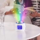 Music Starry Sky Projection Color Change Alarm Clock Night Light Projector Lamp