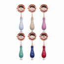 Sealing Wax Spoon Solid Wood Retro Wax Decorative Stamp Craft -6pcs