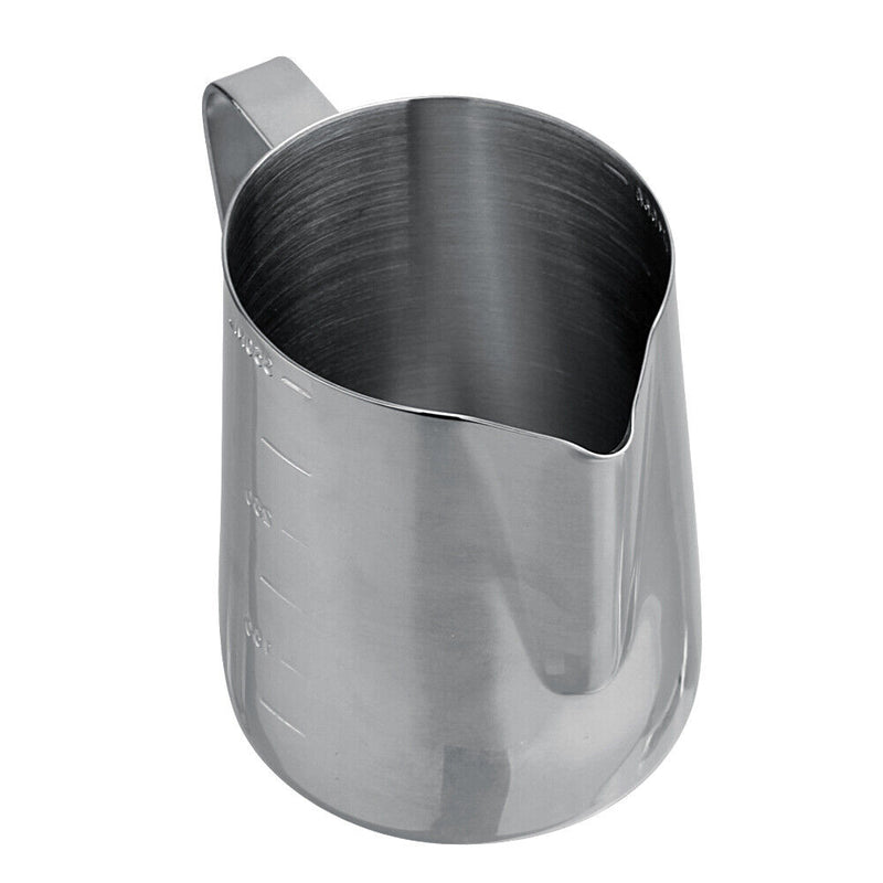 Espresso Coffee Milk Cup Mugs Thermo Steaming Frothing Pitcher (350ml) Newly