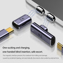 L Shaped Type-C Female to Male 100W Charging Converter 40Gbps Magnetic Adapter