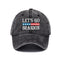 Denim Adjustable Tr ump Supporters Hat Lets Go Brandon FJB Hat Baseball Cap