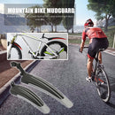 2pcs Mountain Bicycle Splash Fender Guard Bike Rear Front Mudguard (Grey) Newly