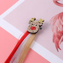 Cute Christmas Tree Gift Snowflake Wig Headband Headdress Hairpin Clip Headwear