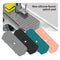 Kitchen Faucet Mat Silicone Sink Splash Guard Counter Draining Pad (Pink)