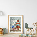 Diamond Painting Kit beach Full Round Rhinestone Wall