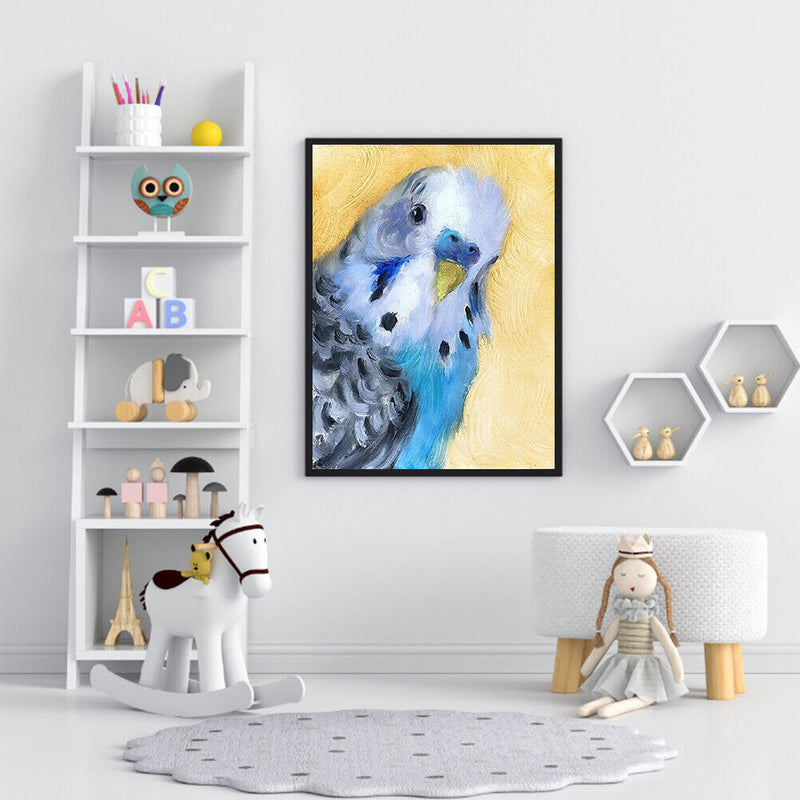 Parrot Oil Paint By Numbers Kits Canvas Drawing DIY Coloring Animal Picture