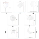 DIY Dessert Cake Decorating Tool Happy Birthday Cupcakes Acrylic Cake Topper