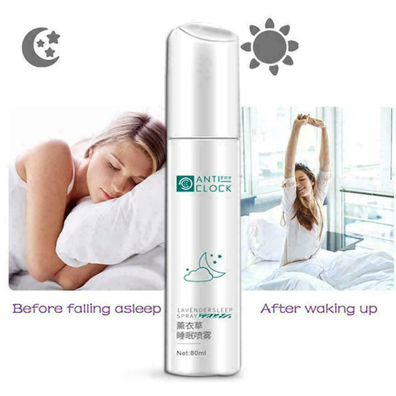 Sleep well lavender pillow mist spray stress relaxation 80ml aid B9C5 sleep S6D4