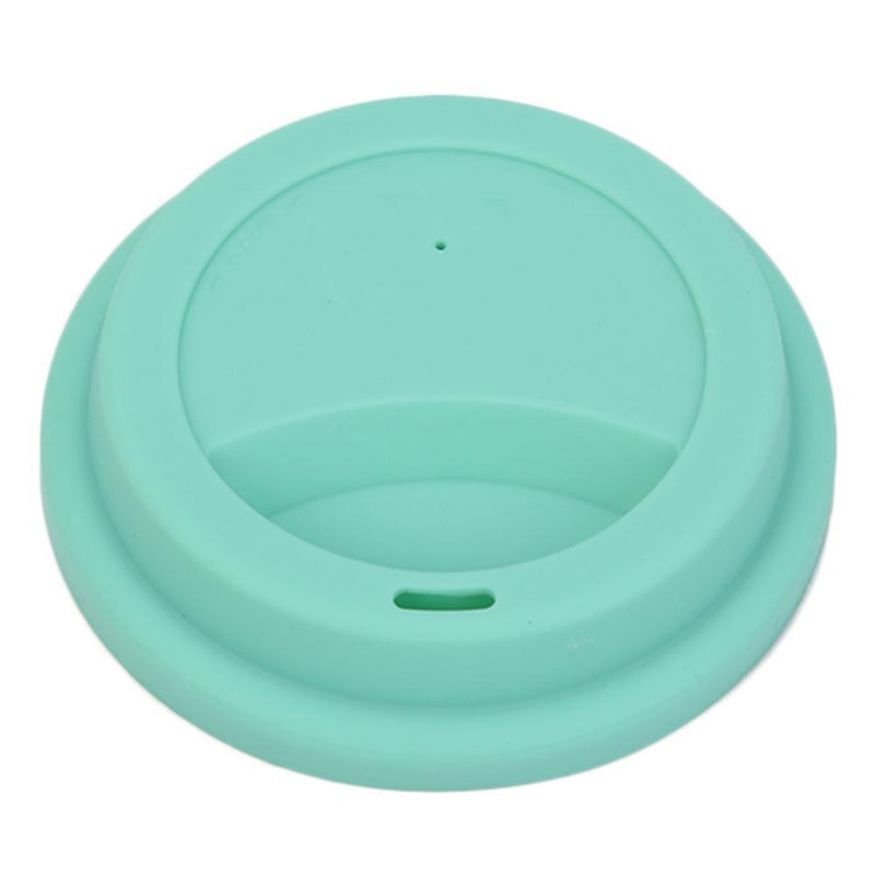 Wheel Silicone Cup Lids Heat-resistant Dust-proof Bowl Cover (Mint Green) Newly