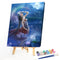 Elf Girl Frameless DIY Oil Paint by Numbers Kit Picture Coloring Art (X70)