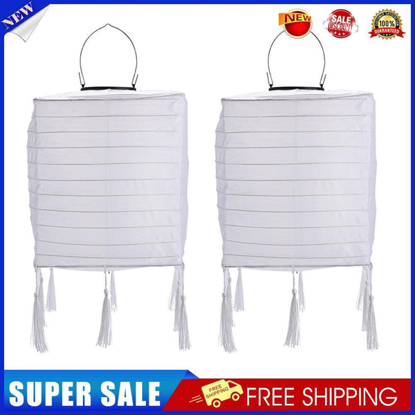 Solar Lantern Tassel LED Waterproof Hanging Chandelier Garden Decor (2pcs)