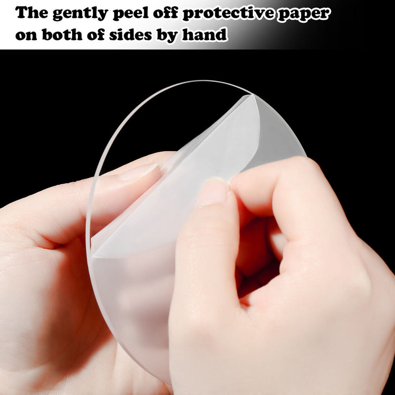 DIY Thick Smooth Crafts Clear Acrylic Sheet Transparent Round Shape Circle