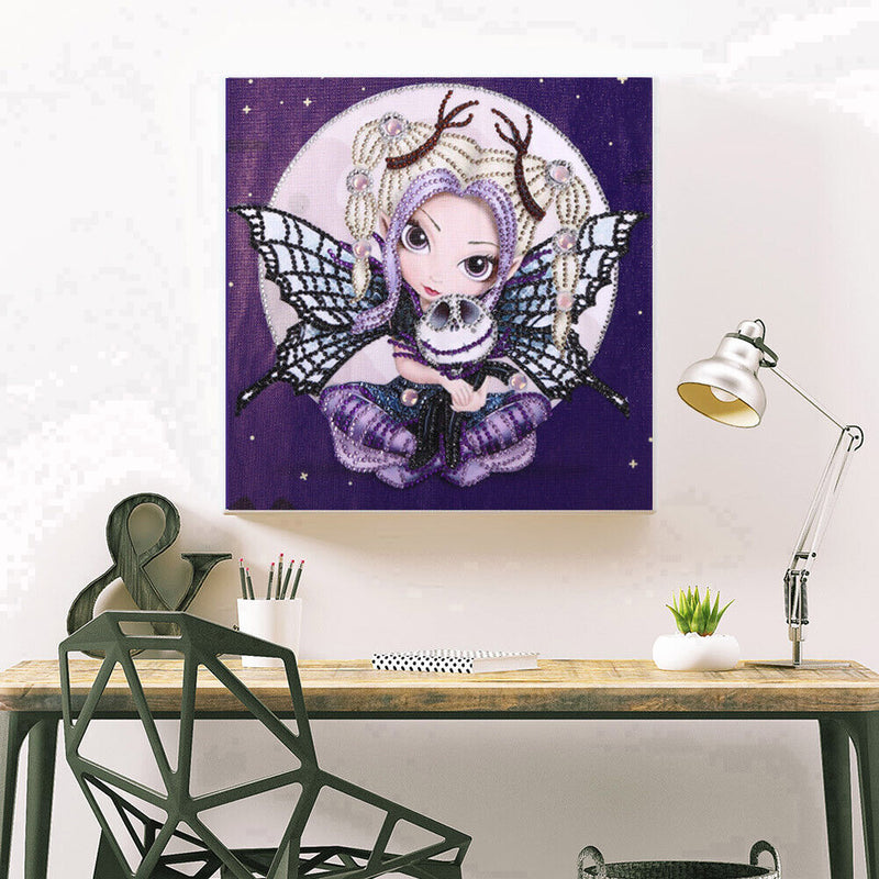 5D Diamond Painting Elf Girl Partial Special Shape Drill DIY Crafts (YX001)