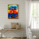 Full Round Diamond Painting DIY Kit 2 Rainbow Parrots Rhinestone Mosaic Picture