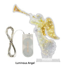 Perfect Christmas Art Acrylic Ornament Garden Decoration Luminous Angel