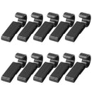 10pcs/set protective helmet headlights clips safety cap hook outdoor art