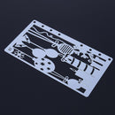 A6 Page Lace Ruler Scrapbook Template Stencil DIY Photo Album Drawing