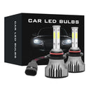 2pcs LED Car Headlamp Fog Lamp Bulbs 8000LM 6500K COB Bulbs for Auto Headlight