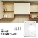 Hinge Repair Plate for Cabinet Cupboard Furniture Repair Hardware Kit (A) Newly
