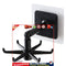 360 Degree Rotating & 180 Degree Tilt Kitchen Hook Rack 6-Claw (Black) Newly