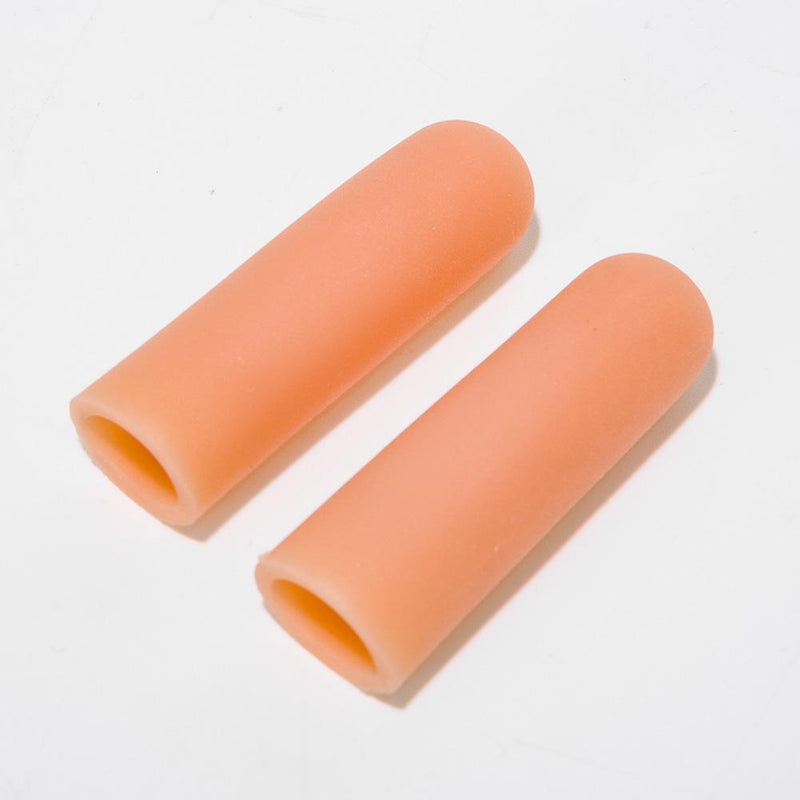 4pcs Silicone Gel Toe Finger Protector Sleeve Protect Cracked Skin (Skin