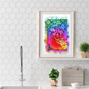 Diamond Painting Colored Butterflies Full Round Drill Picture of Rhinestone K