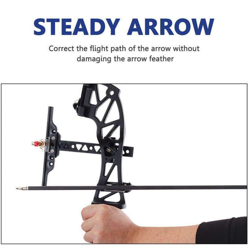 Durable Aluminum Alloy Steel Pin Arrow Table Arrow Stand Adjustable Recurve Bow
