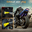Motorcycle Exhaust Pipe Air-Bleeder Plug Muffler Wash Plug Small (Yellow)