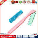Folding Eyebrow Cutter Trimmer Facial Hair Razor with Replacement Blade