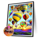 5D Diamond Painting Kit Hot Air Balloons Full Round Drill DIY Mosaic Crafts