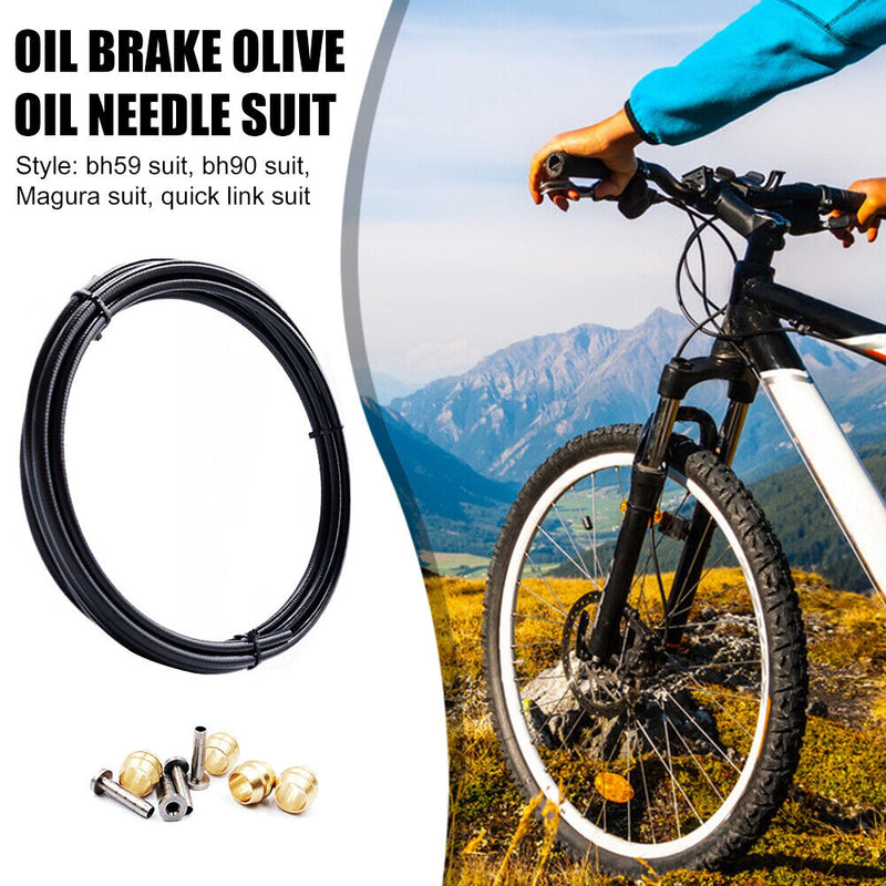 Hydraulic Disc Brake Pants Oil Tube Olive Insert Kit for SRAM MAGURA BH59 BH90
