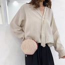 Small Chain Shoulder Crossbody Bags Women Sequin Shell Messenger Phone Handbags