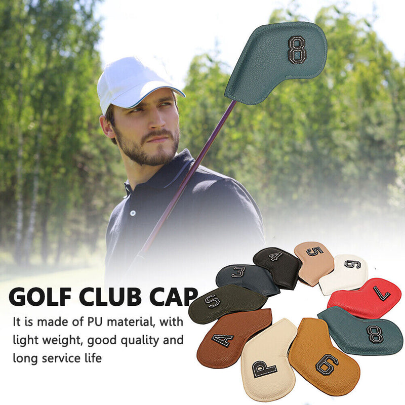 Waterproof PU Leather Golf Putter Head Sleeve Golf Club Cover Golf Accessories