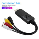 1080P HDTV HDMI to AV RCA Cable Conversion Male to 3RCA AV Composite Female Cord