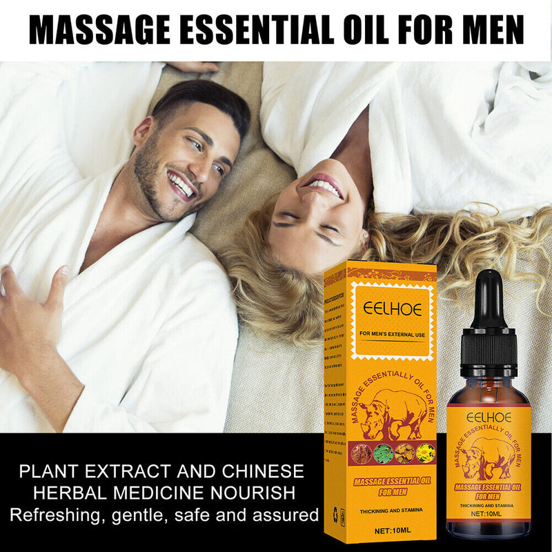 Safe Male External Use Essential Oil Increase Endurance for Sexual Health Care