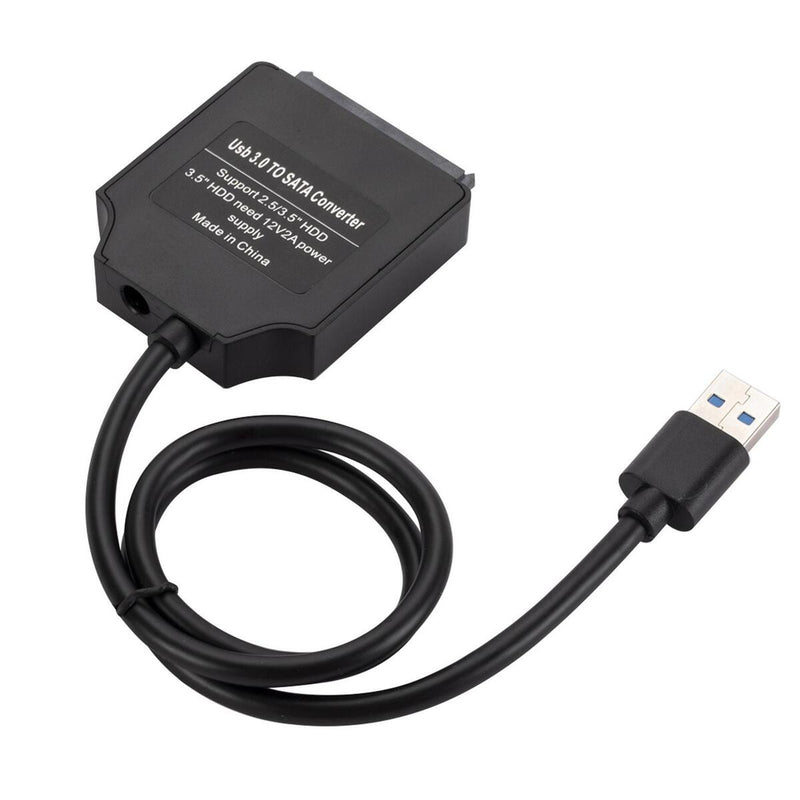 USB 3.0 To SATA 22 Pin 2.5 Inch Hard Disk Drive SSD Adapter Connector Lead Cabl`