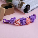 domybest baby 5 flower hair band handmade DIY with headgear hair accessories