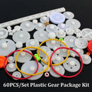 Car Kids Gift Package Kit DIY Gear Assortment Plastic Gears Axle Belt Bushings