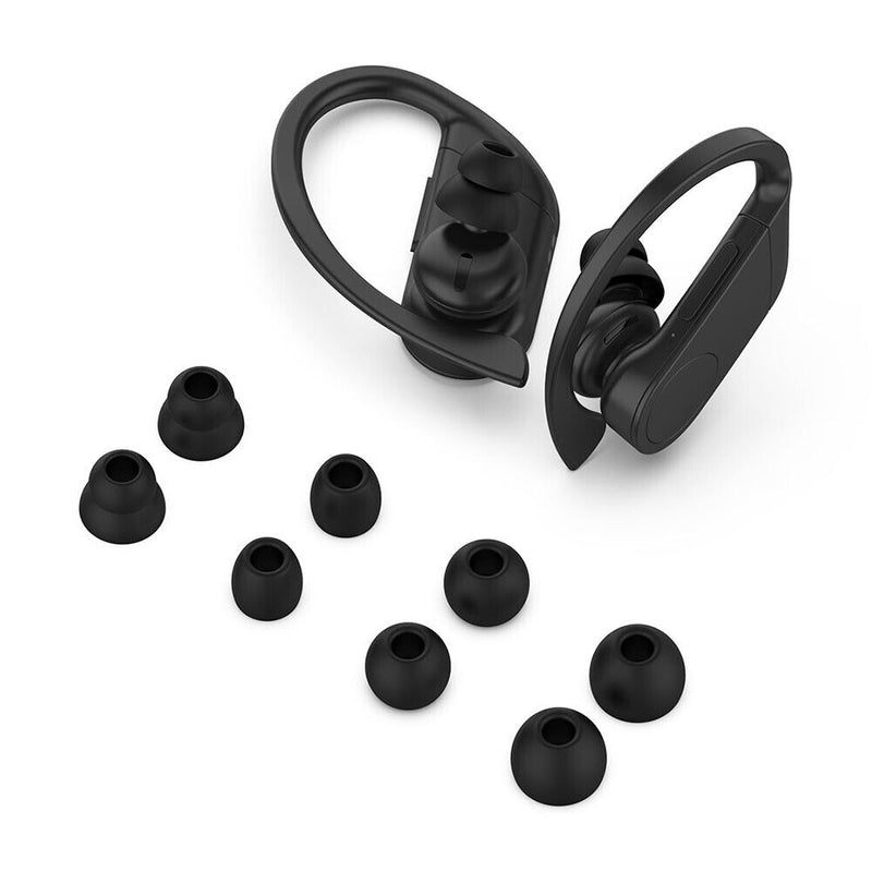 1 Set Soft Silicone Ear Tips Earphone Cover for Huawei FreeBuds 4i (Black) Newly