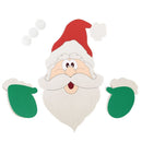Banner Christmas Garden Ornaments Penguin Elk Santa Claus Fence Decorations