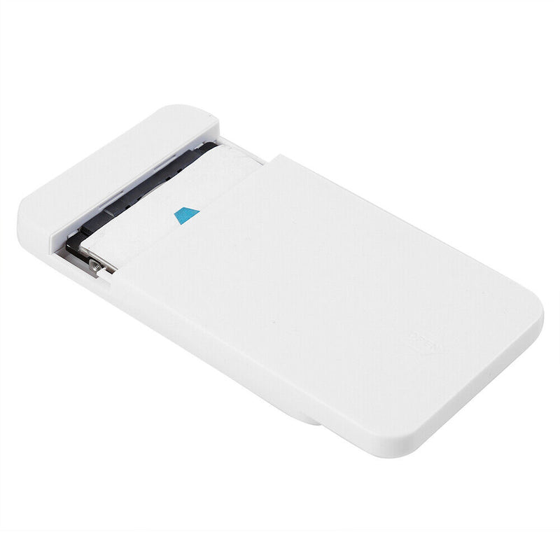 2.5 inch USB3.0 to SATA 3.0 HDD Hard Disk Drive External Case Box (White)