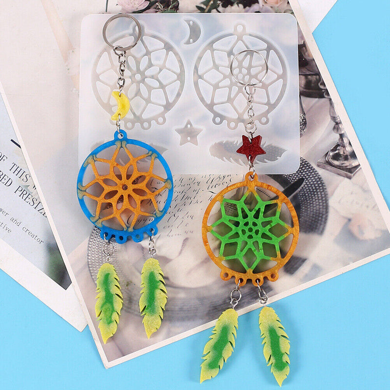 1 Set Dream Catcher Decoration Mold Silicone Mold DIY Handmade Craft Attachments