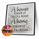 5D DIY Full Drill Diamond Painting Letter Embroidery Mosaic Craft Kit Needlework