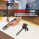 4 inch Woodworking Bar F Clamp Clip Grip Release DIY Carpentry Tool (1pc) Newly