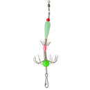 Double Row Fishing Cuttlefish Hook Carbon Steel Squid Hook Tackle (Pink)