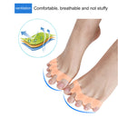 2pcs Toe Separator Corrector Hallux Valgus Straightener Treatment Foot Care